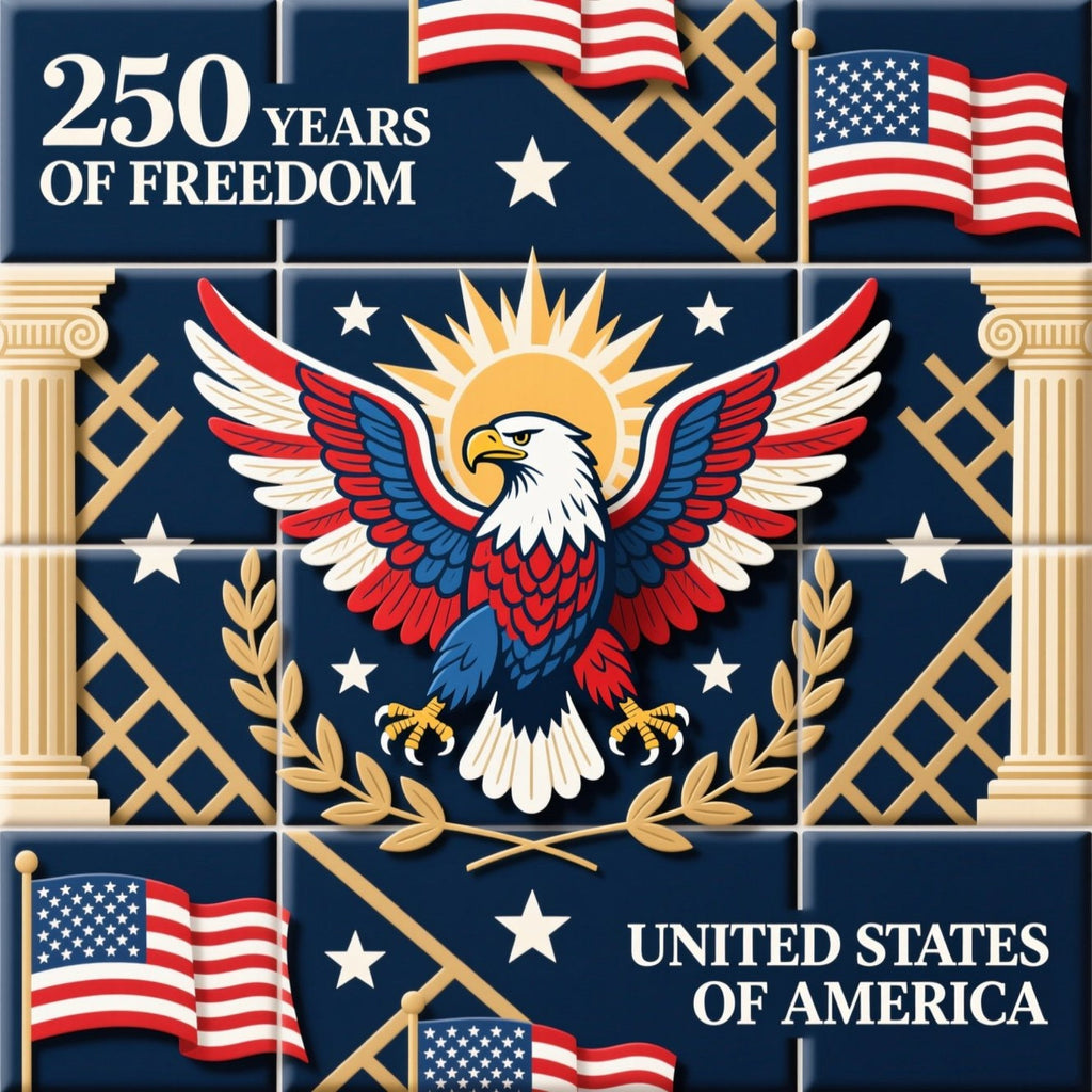 Gilded Liberty Pattern 16 Fleece Fabric