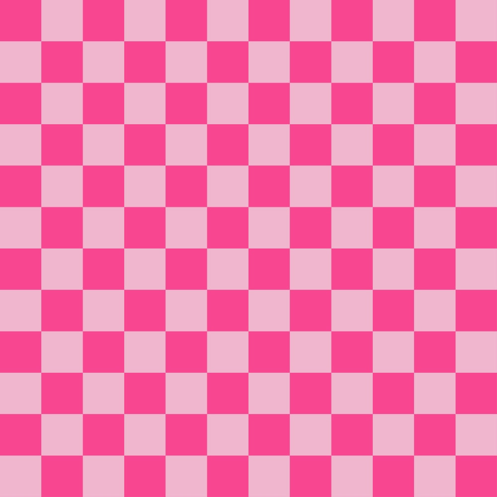 Tonal Squares Pattern 8 pink checkerboard fleece fabric with alternating bright pink and pale-pink squares