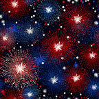fireworks, red, white, blue, navy, patriotic, sparklers, burst pattern, glittery, stars, celebration,, fabric panel, fourth of july, independence day, explosive design, radiating lines, festive, american colors, starburst motif