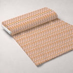 70s Retro Flowers Pattern 1 Fleece Fabric — fleece fabric unrolled bolt preview (mv-fleece-v1:bolt)