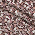 70s Retro Flowers Pattern 8 Fleece Fabric — fleece fabric folded close-up preview (mv-fleece-v1:lying)