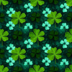 Alcohol Ink Shamrock Pattern 13 Fleece Fabric