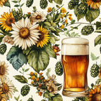 Brewery Blooms Pattern 9 Fleece Fabric