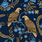 Gilded Falcons Pattern 5 Fleece Fabric