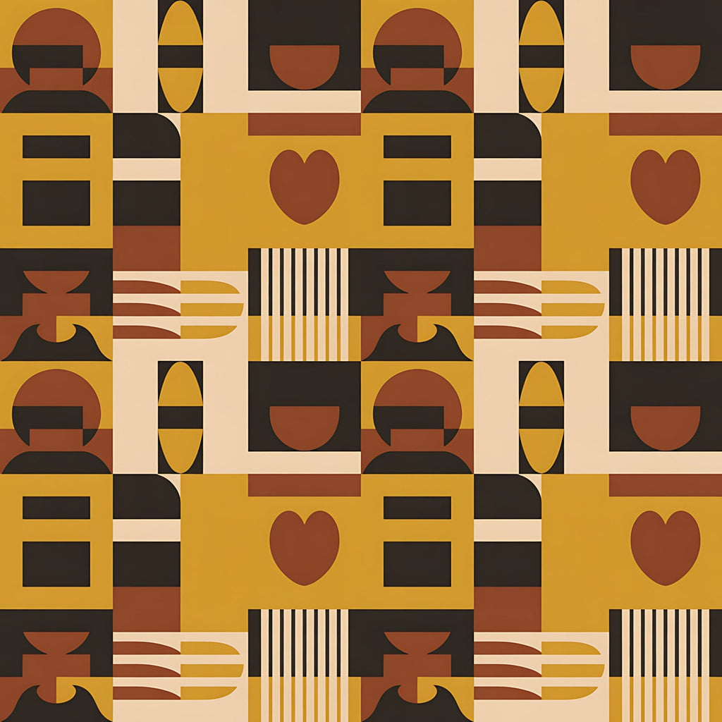 Heritage Portraits Pattern 20 Fleece Fabric