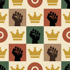Heritage Portraits Pattern 25 Fleece Fabric