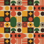 Heritage Portraits Pattern 27 Fleece Fabric