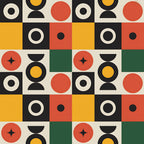 Heritage Portraits Pattern 29 Fleece Fabric