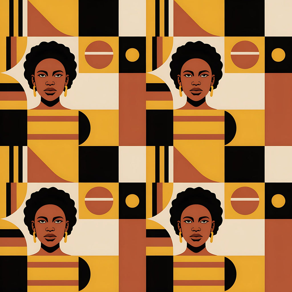 Heritage Portraits Pattern 31 Fleece Fabric