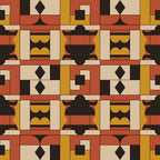Heritage Portraits Pattern 4 Fleece Fabric