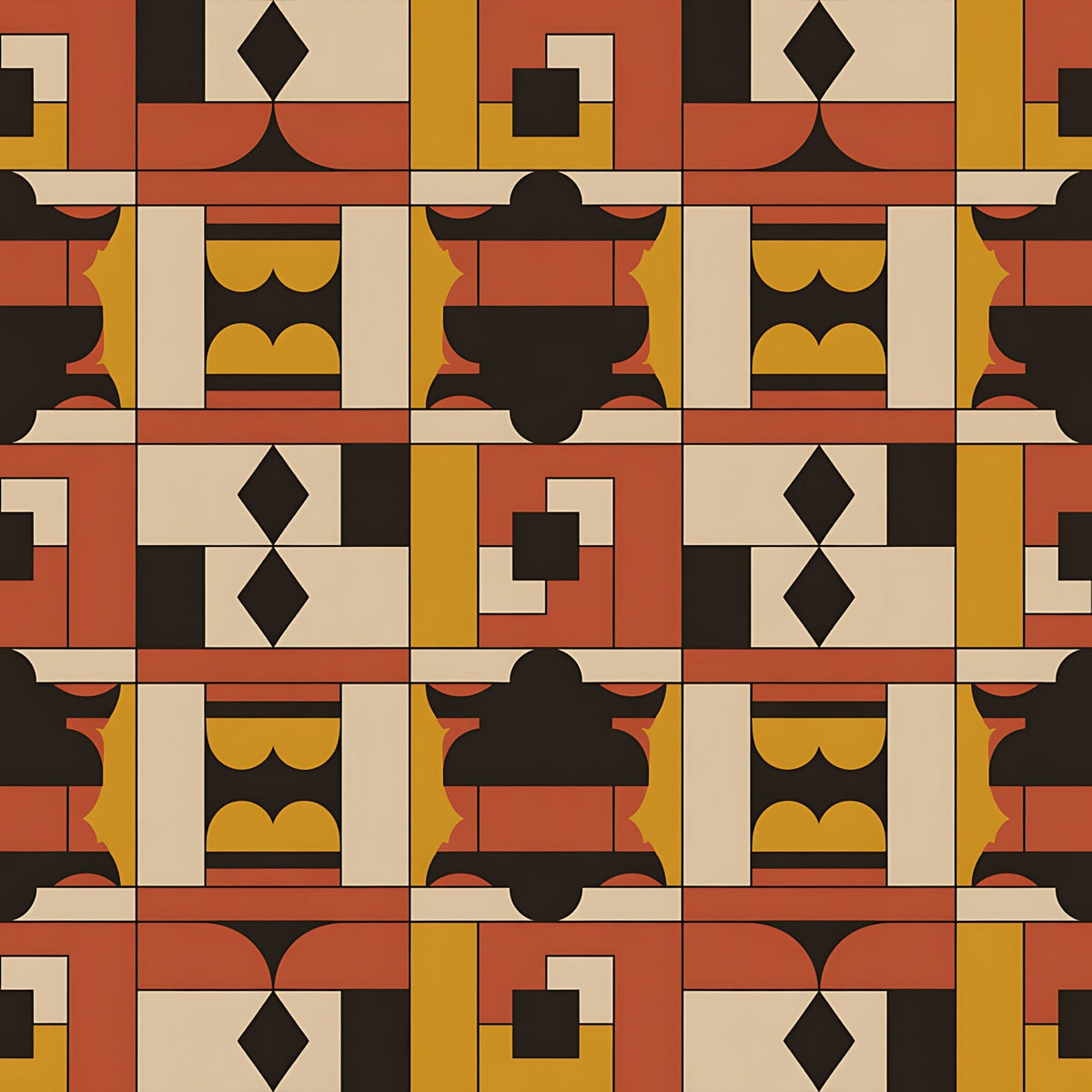 Heritage Portraits Pattern 4 Fleece Fabric