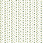 sage green, cream, white, leaf pattern, botanical motif, vine design, nature inspired,, fabric panel, delicate leaves, organic shapes, soft green, muted tones, flowing vines, botanical print, natural elements, spring theme, fresh foliage, repeating pattern, garden motif