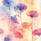 Petal Haze Pattern 1 Fleece Fabric