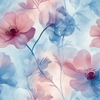 Petal Haze Pattern 12 Fleece Fabric