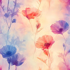 Petal Haze Pattern 17 Fleece Fabric