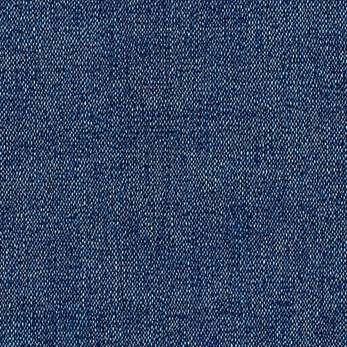 Indigo Twill Pattern 13 Fleece Fabric