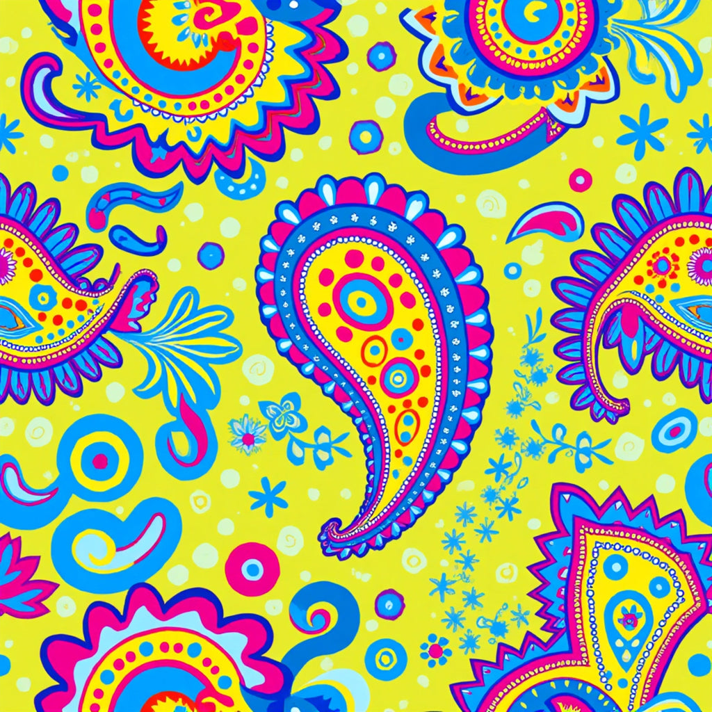 Fiesta Blooms Pattern 13 Fleece Fabric