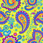 Fiesta Blooms Pattern 13 Fleece Fabric