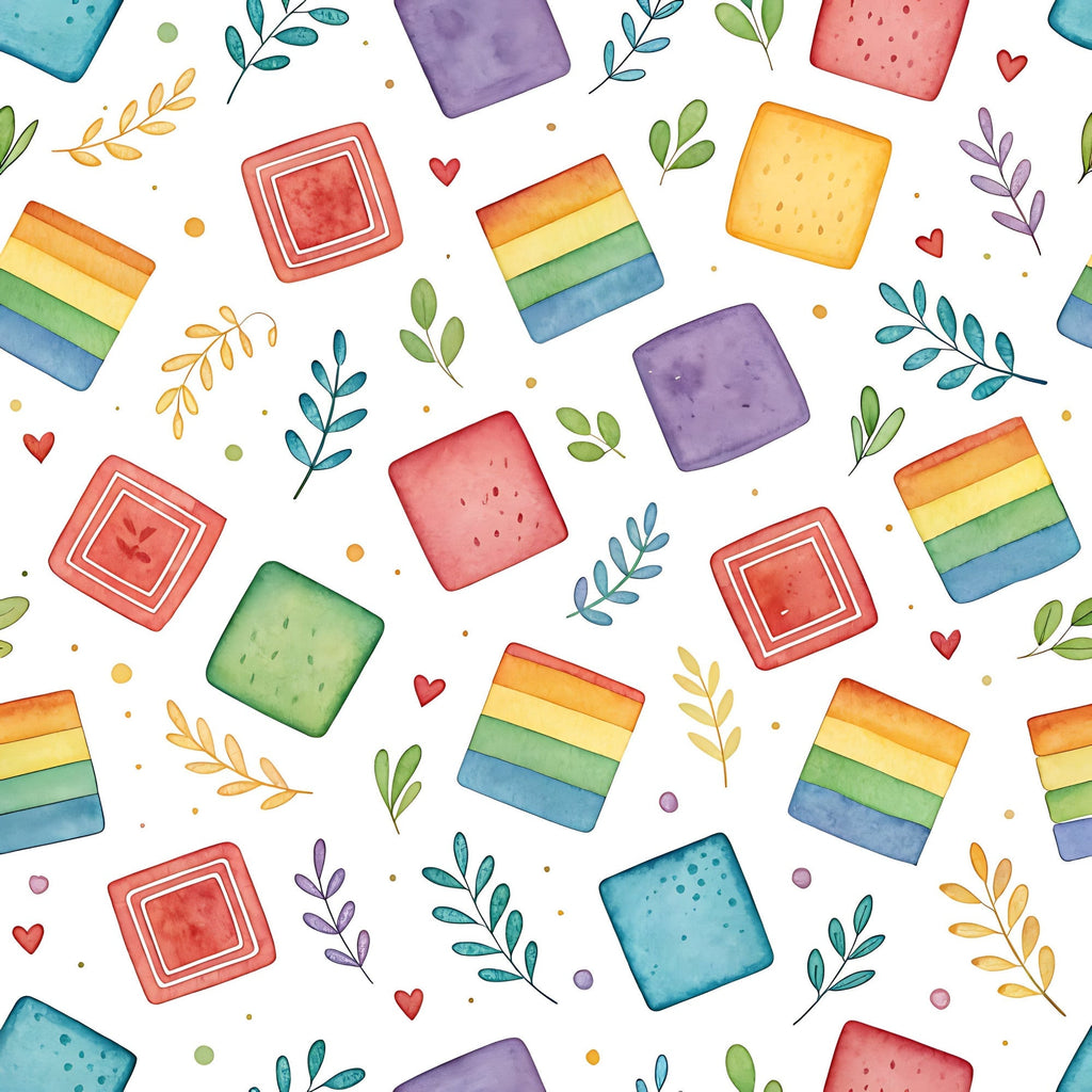 Sprinkle Party Pattern 13 Fleece Fabric