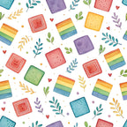 Sprinkle Party Pattern 13 Fleece Fabric