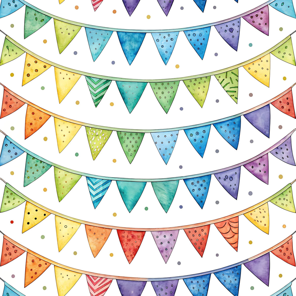 Sprinkle Party Pattern 9 Fleece Fabric