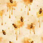 Pollen Parade Pattern 11 Fleece Fabric