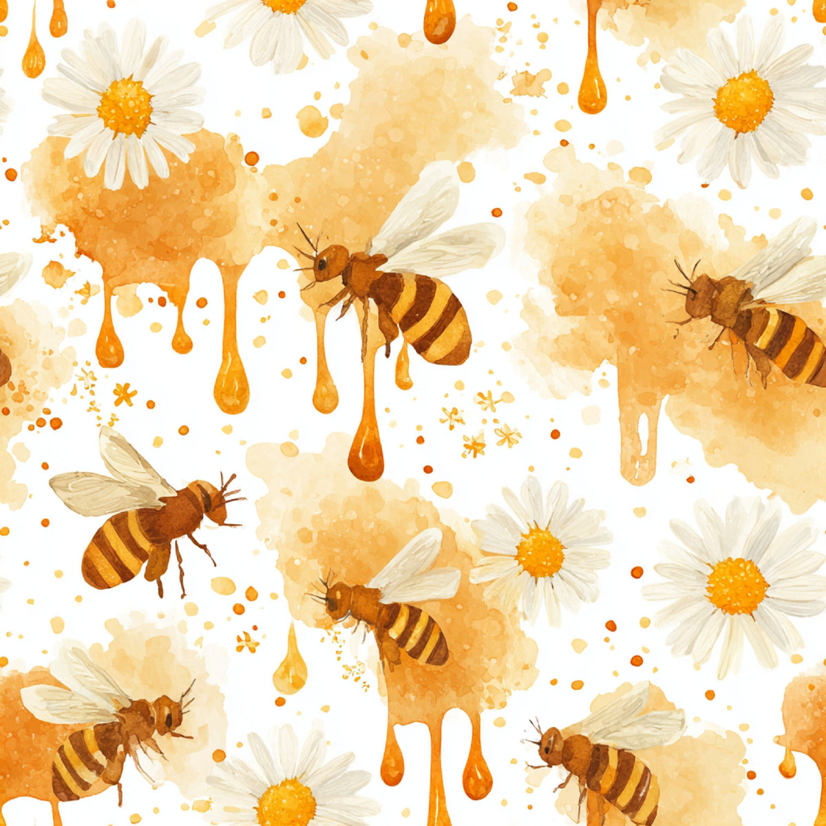 Pollen Parade Pattern 13 Fleece Fabric