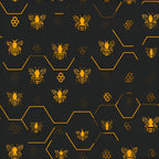 Pollen Parade Pattern 27 Fleece Fabric
