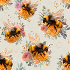 Pollen Parade Pattern 37 Fleece Fabric