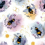 Pollen Parade Pattern 38 Fleece Fabric