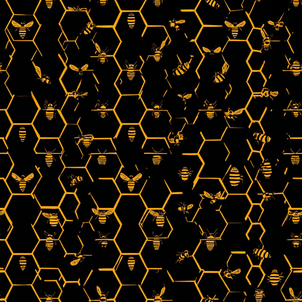 Pollen Parade Pattern 40 Fleece Fabric