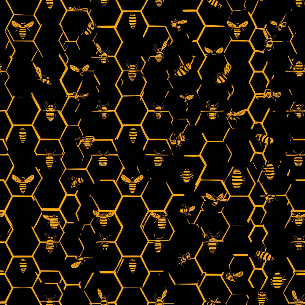 Pollen Parade Pattern 40 Fleece Fabric