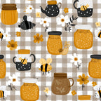 Pollen Parade Pattern 45 Fleece Fabric