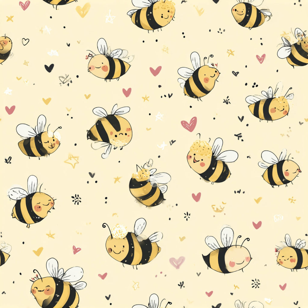 Pollen Parade Pattern 49 Fleece Fabric