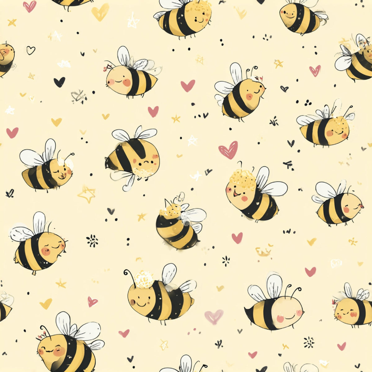 Pollen Parade Pattern 49 Fleece Fabric