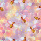 Pollen Parade Pattern 56 Fleece Fabric