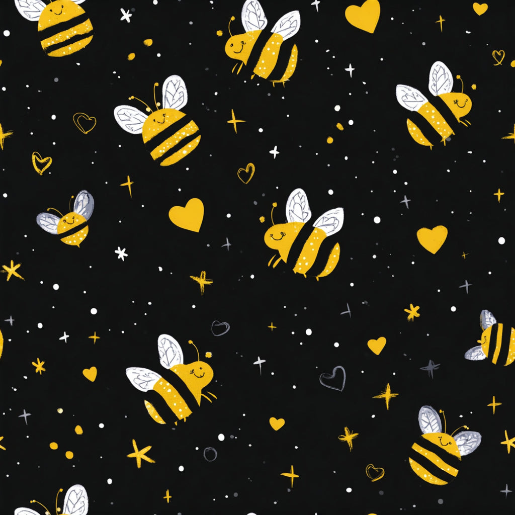Pollen Parade Pattern 6 Fleece Fabric