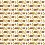 christmas nativity, cartoon style, religious scene, gold, brown, red, green, repeating pattern,, fabric panel, holiday theme, biblical characters, festive colors, craft fabric, seasonal motif, nativity figures, warm tones, christmas decor, religious imagery, holiday crafting