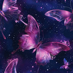 Neon Flutter Pattern 13 Fleece Fabric