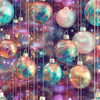 Opalescent Baubles Pattern 14 Fleece Fabric