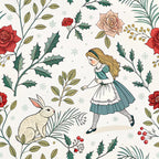 Yuletide Hare Pattern 38 Fleece Fabric