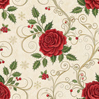Yuletide Hare Pattern 56 Fleece Fabric