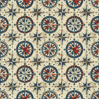 Mariner's Star Pattern 4 Fleece Fabric