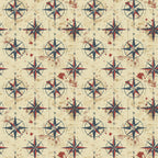 Mariner's Star Pattern 9 Fleece Fabric