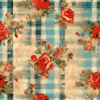 Faded Farmhouse Blooms Pattern 20 Fleece Fabric