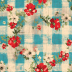Faded Farmhouse Blooms Pattern 3 Fleece Fabric