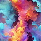 Chromatic Mist Pattern 4 Fleece Fabric