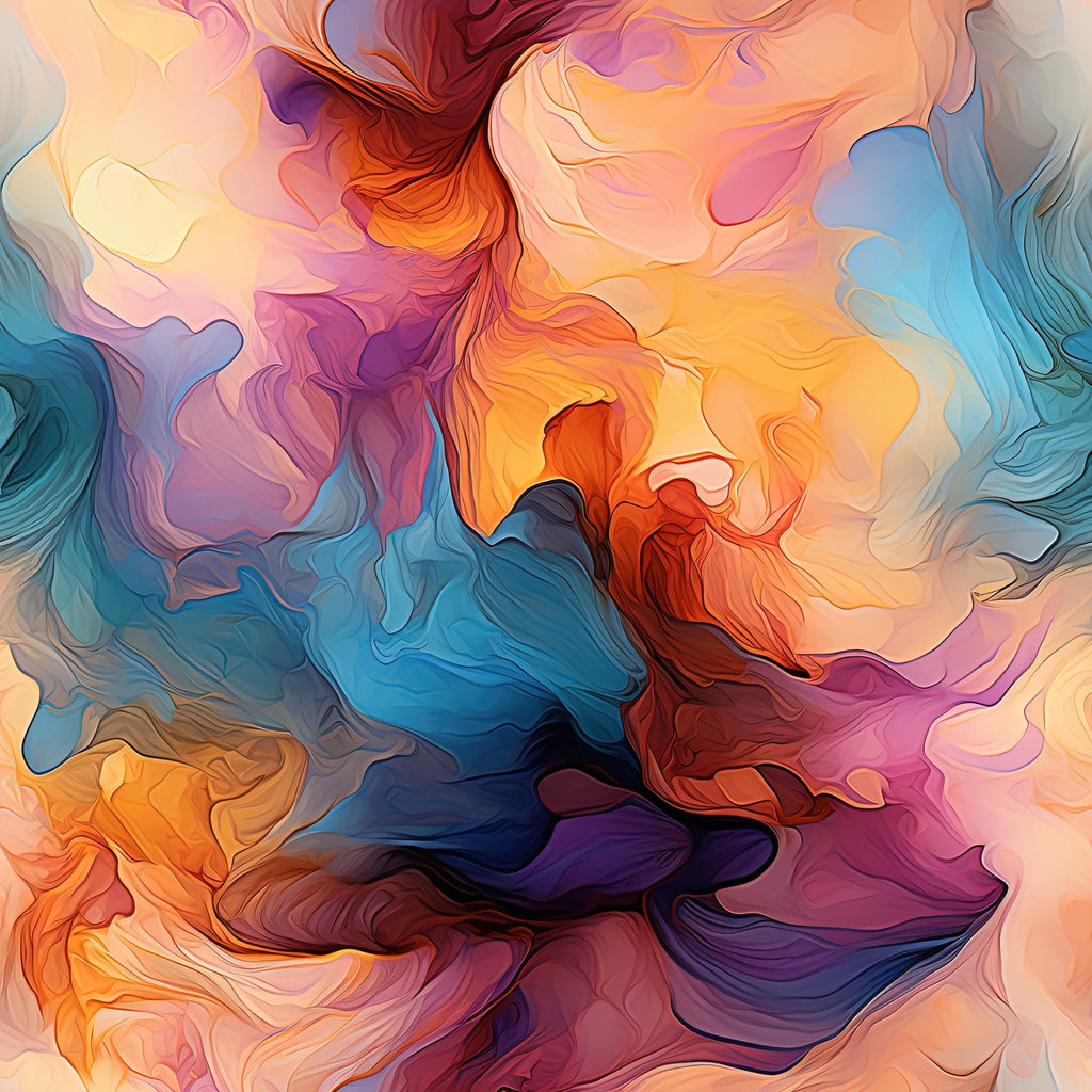 Chromatic Mist Pattern 5 Fleece Fabric