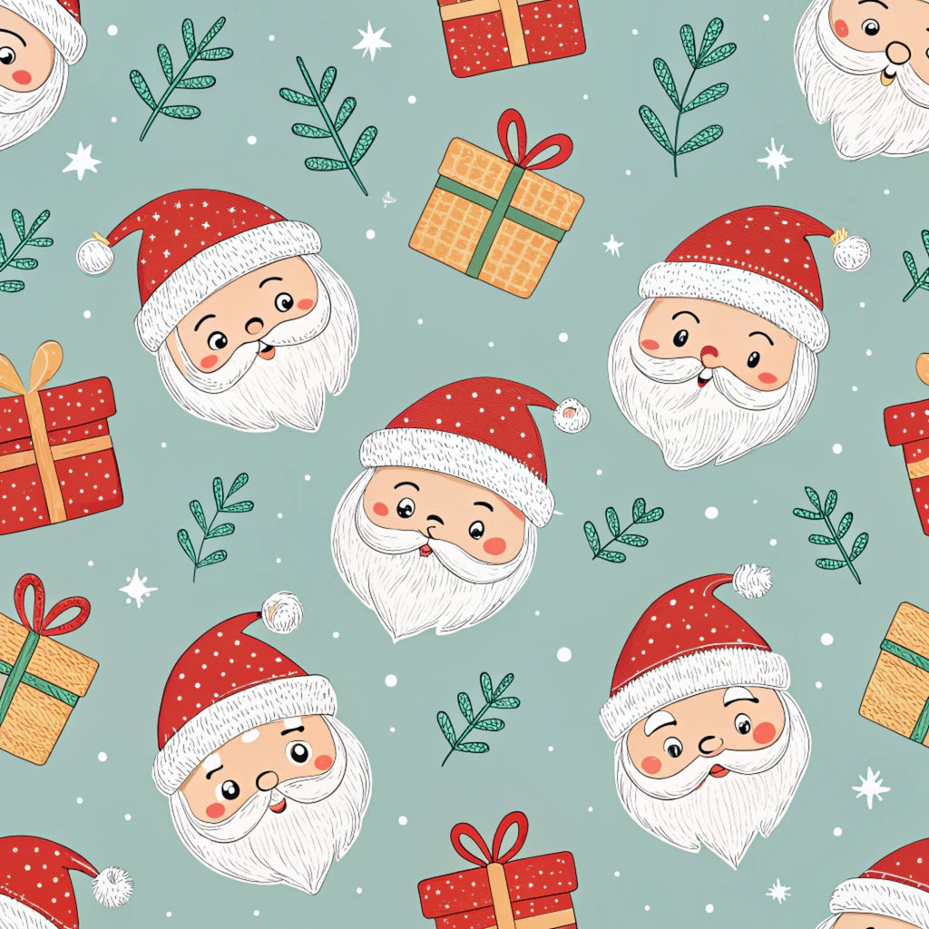 Dear Santa Pattern 10 Fleece Fabric