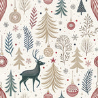 Dear Santa Pattern 11 Fleece Fabric